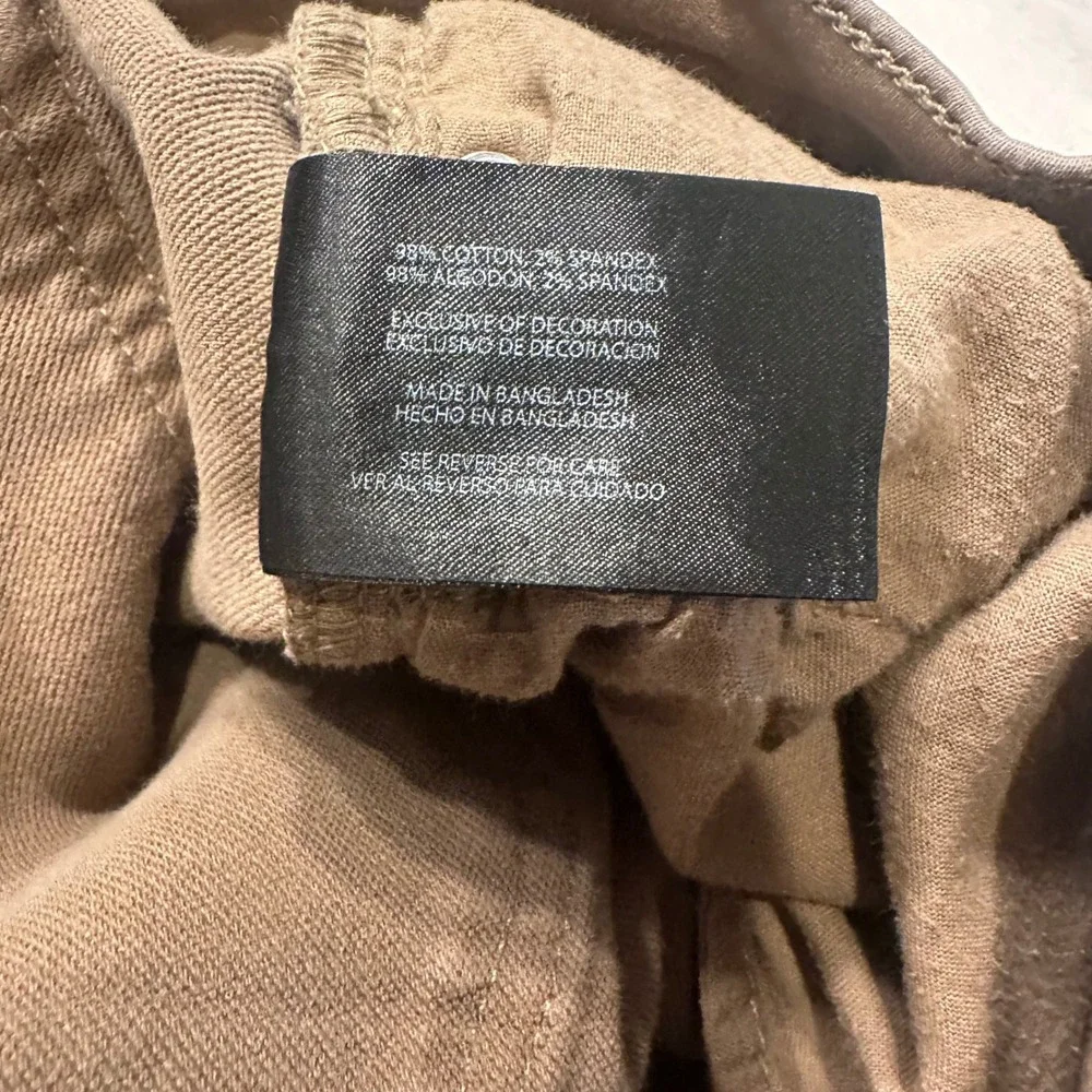 Banana‎ Republic Mens 32x32 Tan Khaki 5-Pocket Chino Pants Slim Straight Stretch